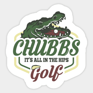 Chubbs Golf Sticker